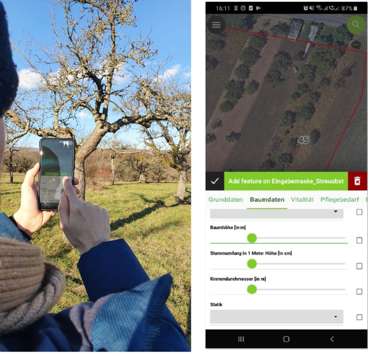 Datenerfassung mit QField